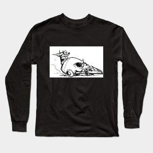 Skull car Long Sleeve T-Shirt